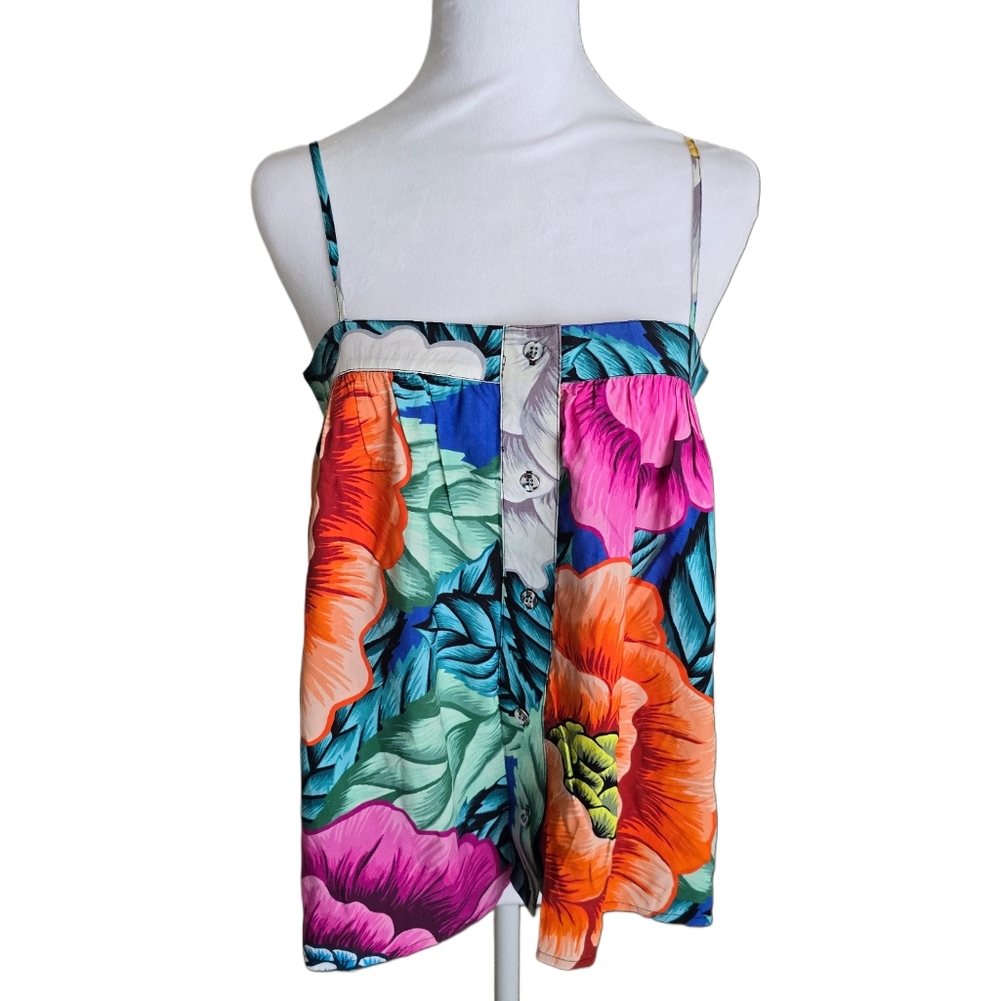 Mara Hoffman Floral Flounce Top